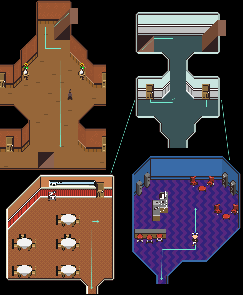 This is only a rough idea of all the waypoints.  Click for animation!